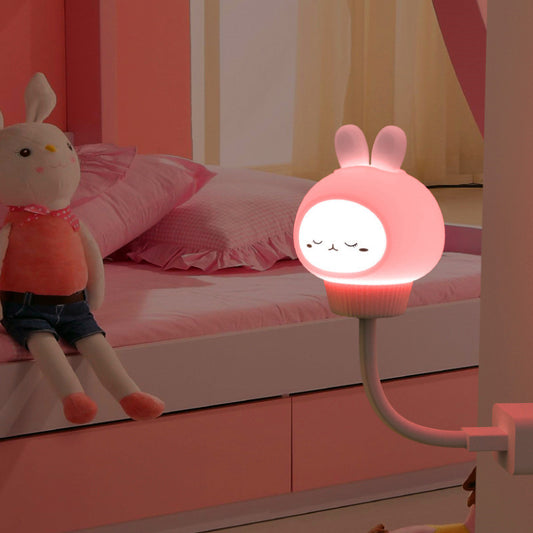 USB Remote Control Cute Rabbit Night Light